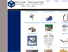 Tablet Screenshot of designpackagingsupplies.com